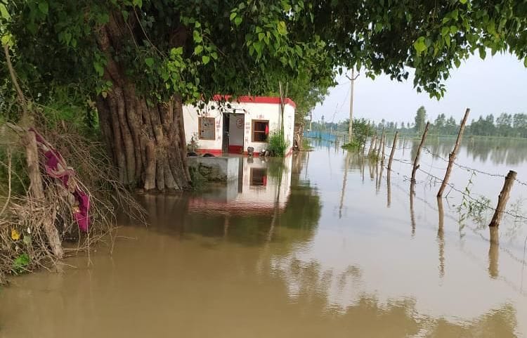 the river started reccding