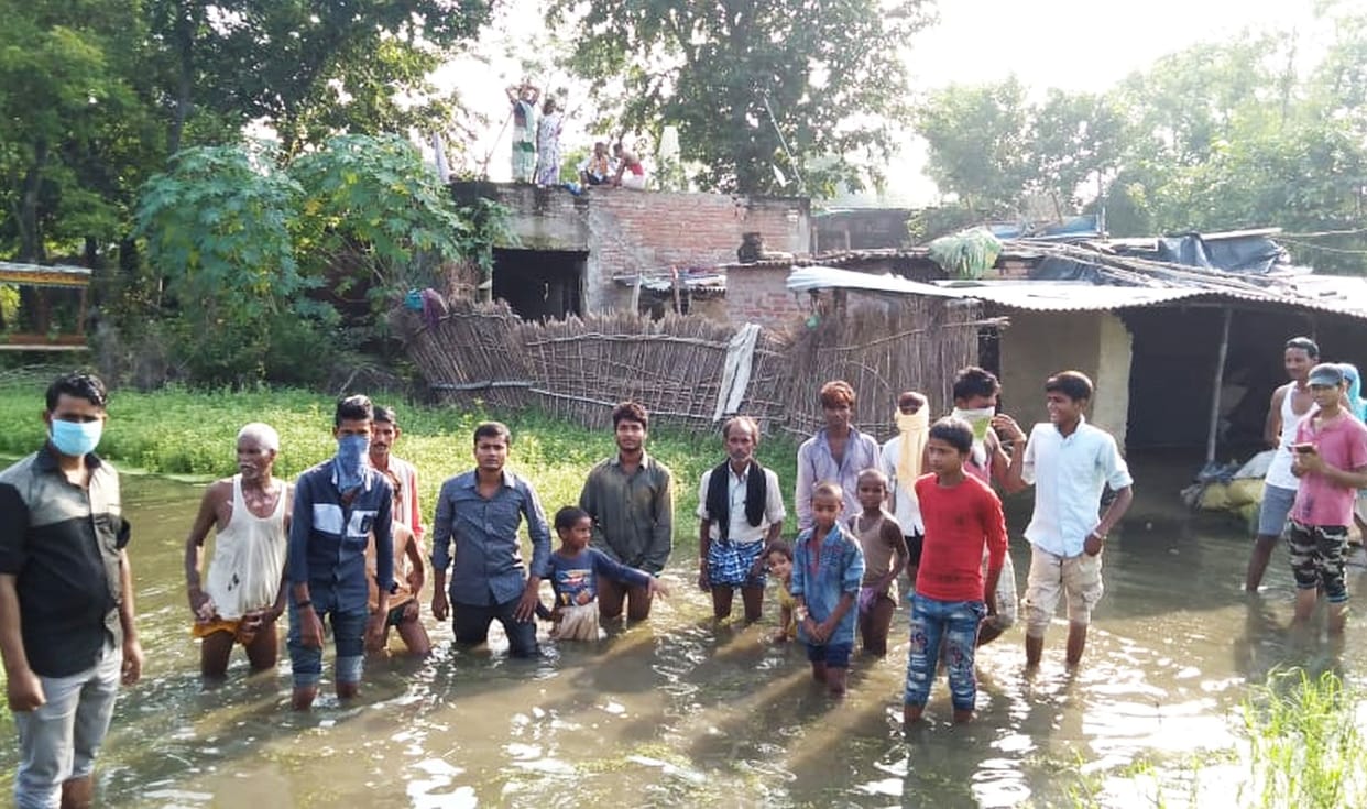 Outrage among villagers due to waterlogging, memorandum submitted to DM