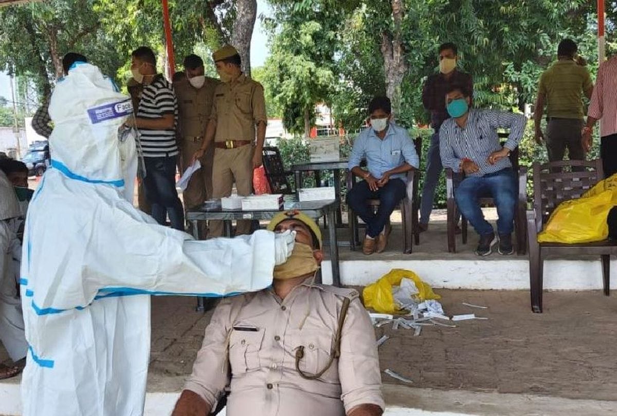todays active corona cases of Gorakhpur 12 april 2021