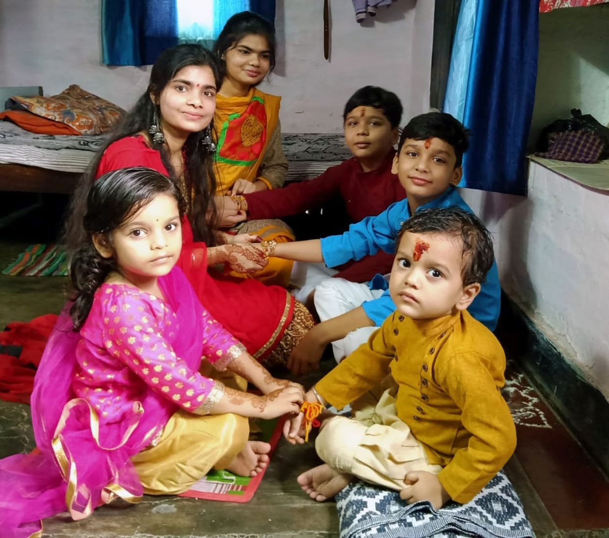 Rakshabandhan festival celebrated with joy