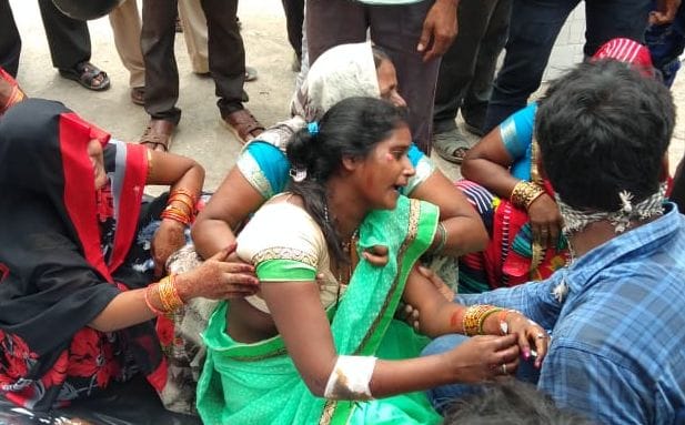 Death of bike-rider's youth, wife and child serious due to Tempo collision