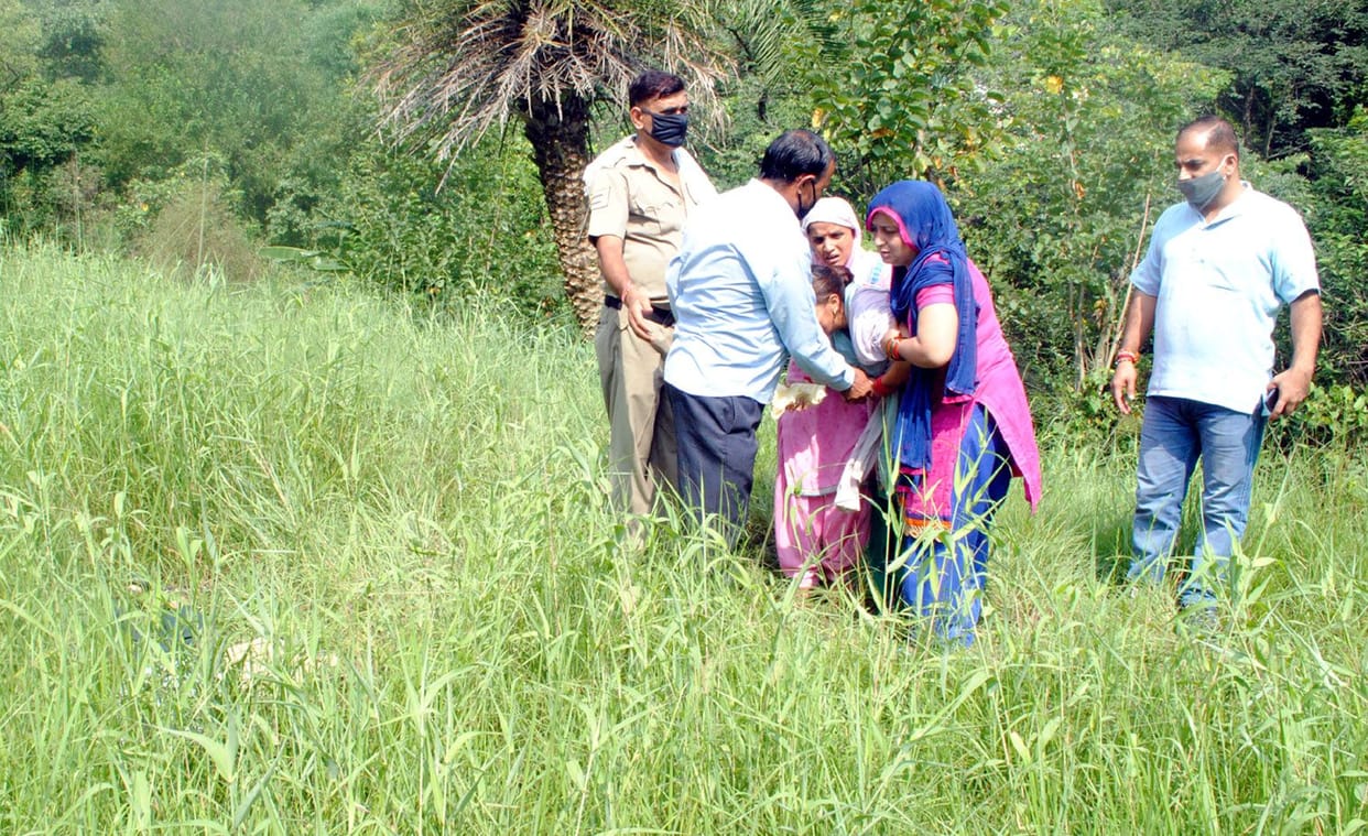 dead body found in farm