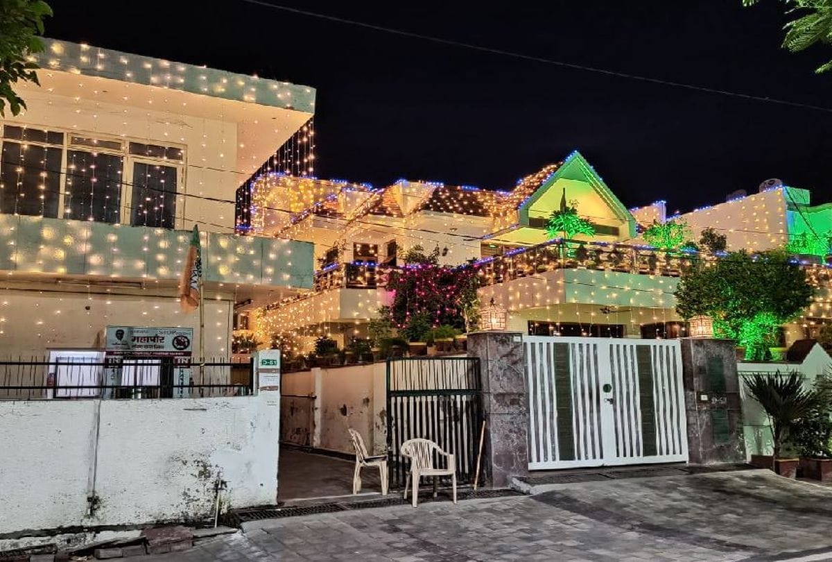 Celebration Of Ram Mandir Bhumi Pojan Deepotsav In Agra Sundarkand Path