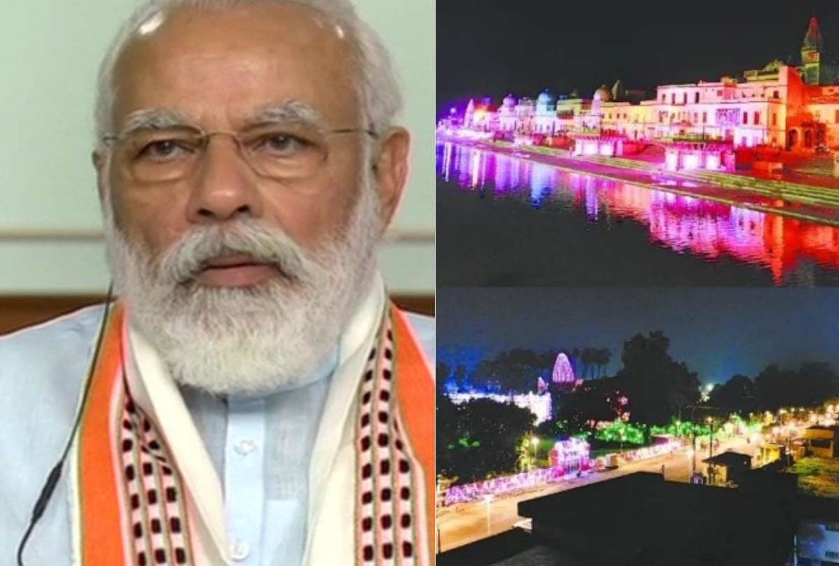 PM Narendra Modi in Ayodhya Ram Mandir Bhoomi Pujan: Ayodhya Ram Mandir Bhoomi Pujan Prime Minister narendra modi program released will worship for 10 minutes in Hanuman Garhi