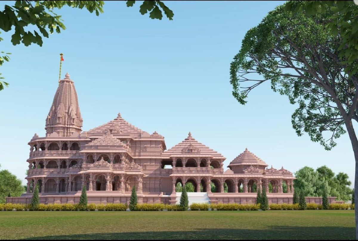 Ram temple construction started in Ayodhya.