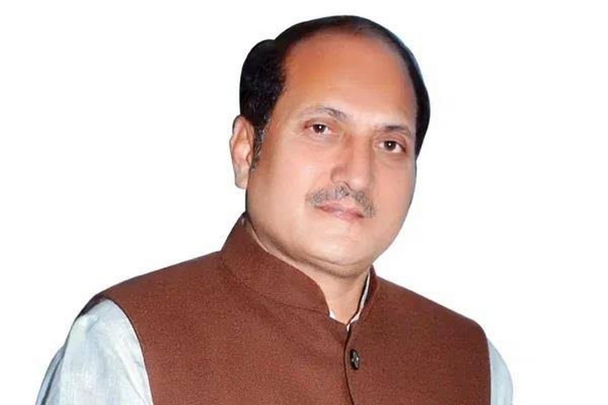 Suresh Rana arrived on a two-day visit to Azamgarh