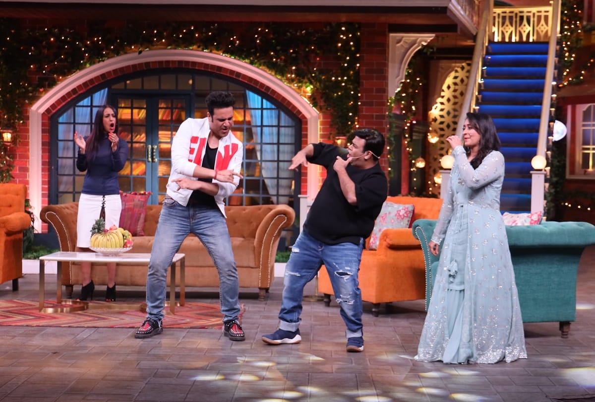 Archana Puran Singh Krushna Abhishek Kiku Sharda Welcomes Their Own Family Members As A Guest In The Kapil Sharma Show