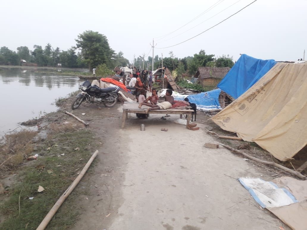 Food crisis in front of flood victims