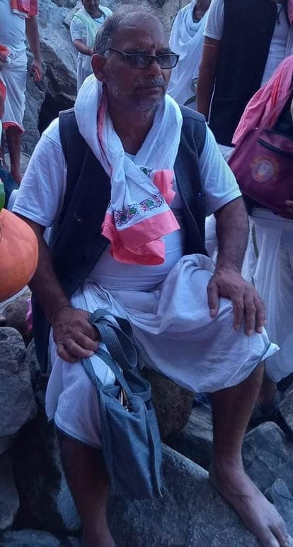 Jayaprakash Tripathi, the chief Acharya who conducted Ram Mandir Bhumi Pujan,  resident of Chandauli