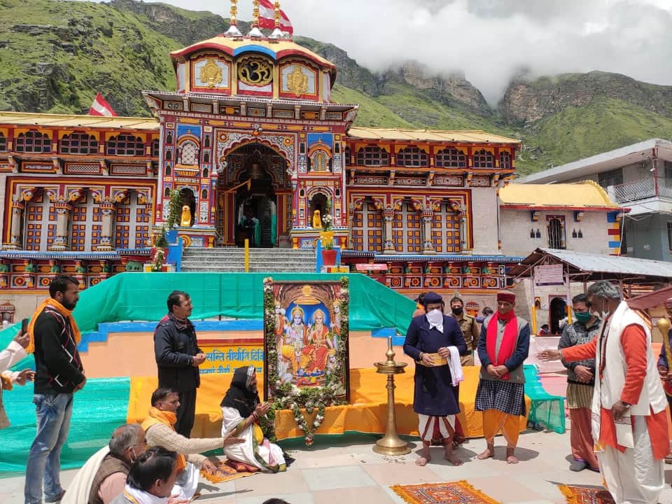 Ram Mandir Bhumi Pujan celebration in uttarakhand latest update in hindi : ram mandir pujan in badrinath