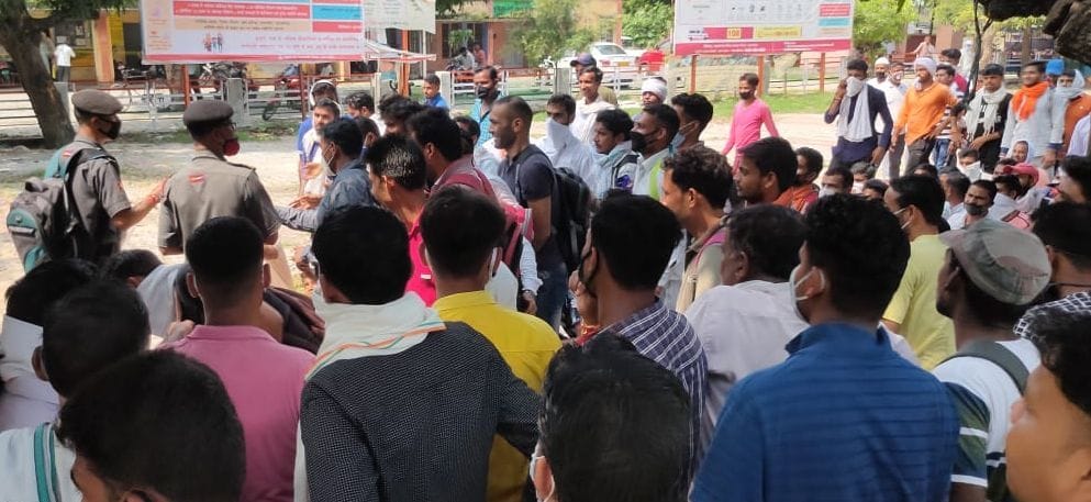 Youth arrived in security guard recruitment