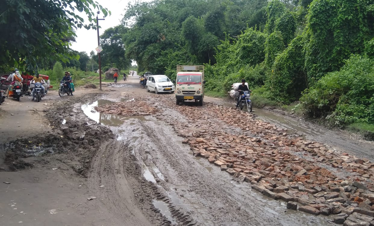 Repair of the decaying Hafizabad-Baruaghat road started