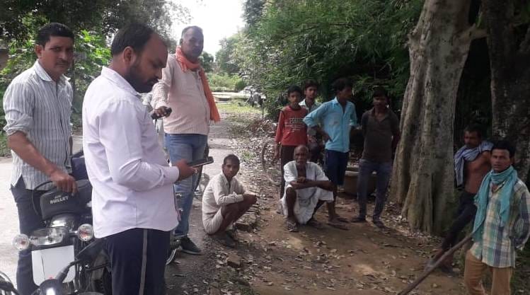 Tiger killed Nilgai, terror among villagers