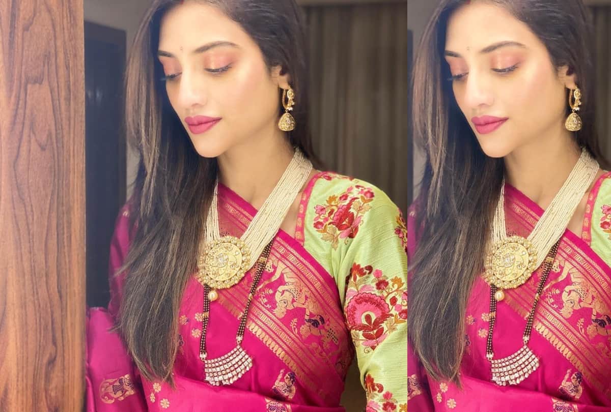 nusrat jahan gorgeous saree look perfect fashion inspiration for ladies
