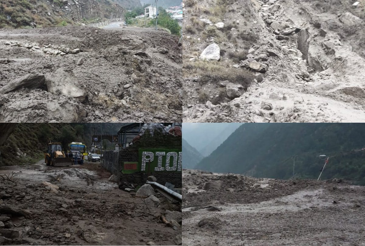 Cloudburst in Kinnaur rain in shimla himachal pradesh