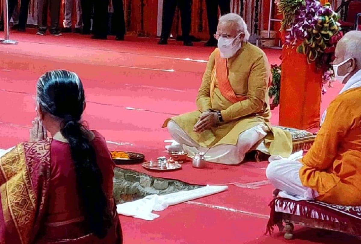 ram janma bhoomi pujan ayodhya pm modi speech tells lord ram is worshiped in various countries of the world in different forms