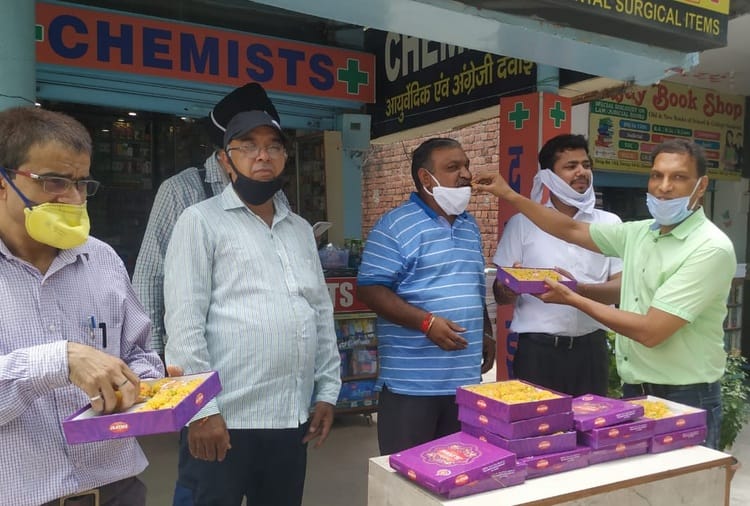 ayodhya ram mandir bhoomi pujan: Celebration in Chandigarh