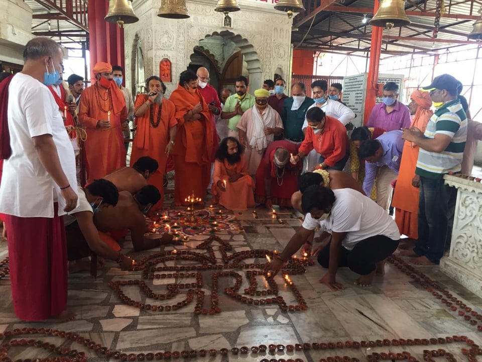 Ram Mandir Bhumi Pujan celebration in uttarakhand latest update in hindi : celebration photos from all over state