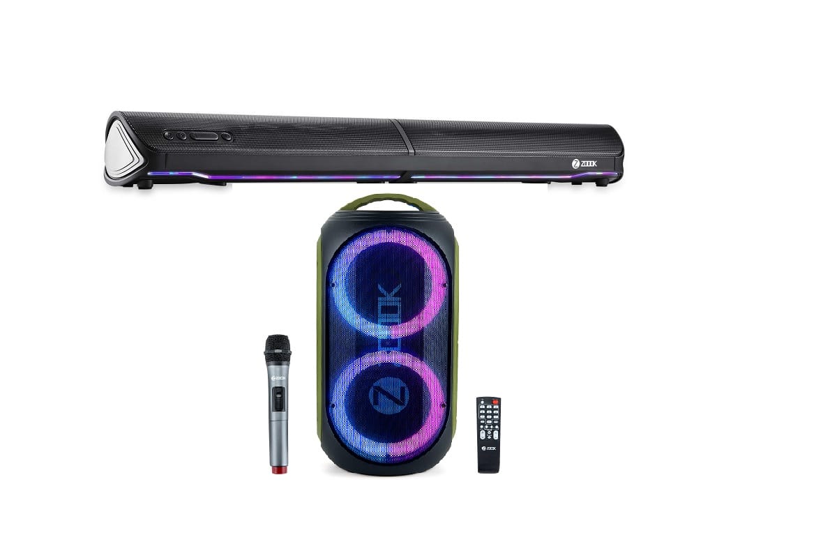 ZOOOK launches Show Stopper Party Speaker and Studio Solo soundbar in India