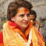 कांग्रेस महासचिव प्रियंका गांधी वाड्रा।