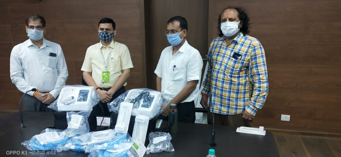 Varanasi Covid Hospital gets 5 high flow heated respiratory machines in two hospitals