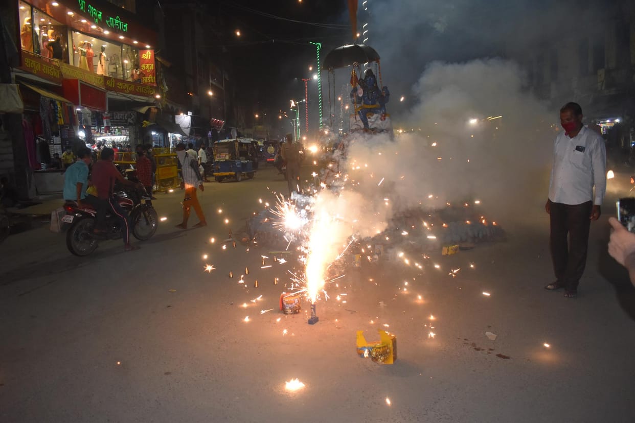 People drenched in devotion to Lord Rama, celebrated celebration