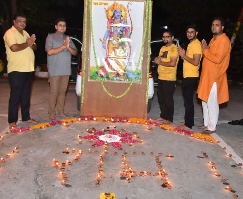 Hari celebrated Deepotsav in Vrindavan City