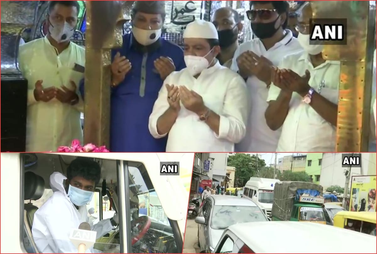 Karnataka Congress supporters offered chadar at dargah in Bengaluru for Siddaramaiah who tested positive