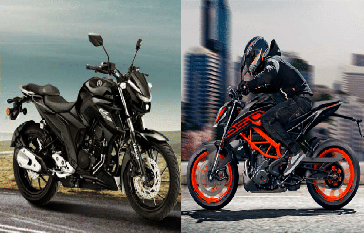 KTM 250 Duke BS6 Vs 2020 Yamaha FZ 25 BS6 price and specifications comparison