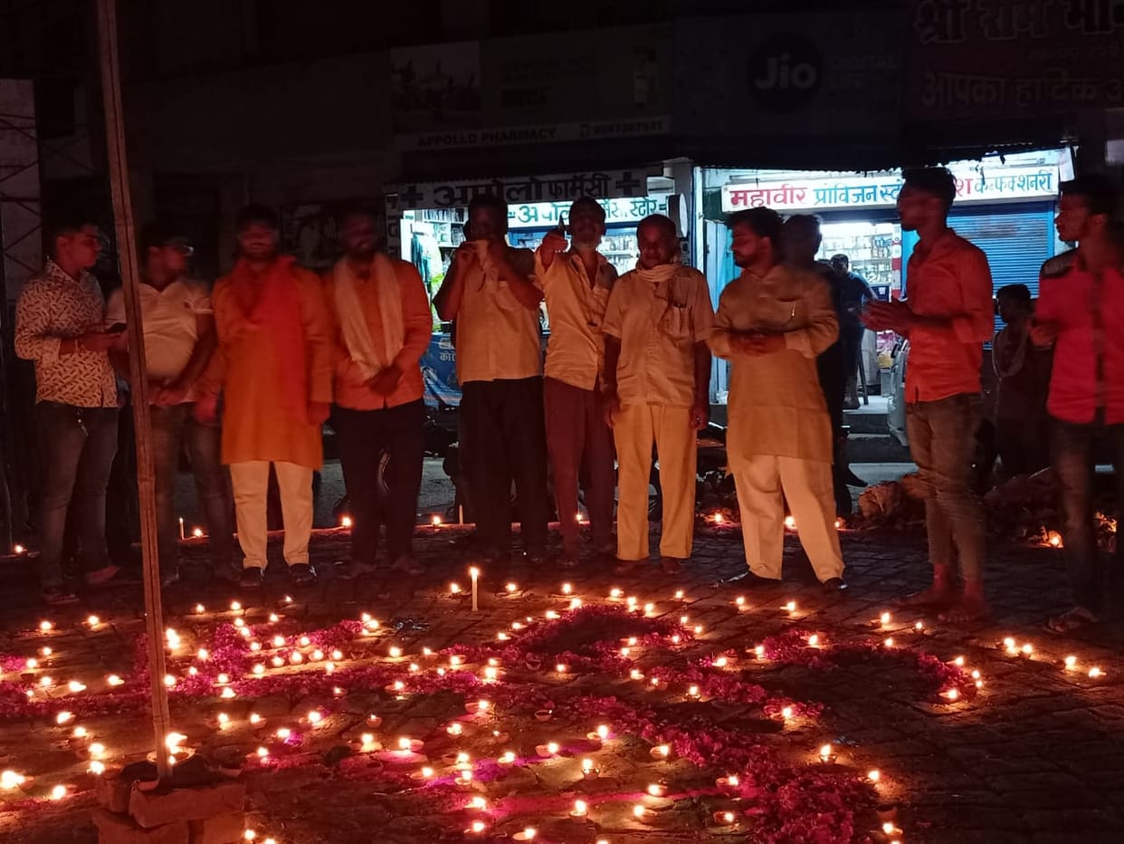 Deepotsav celebrated in Housing Development Colony