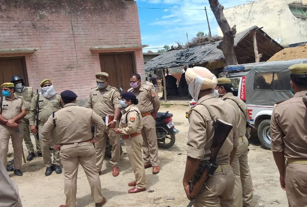 one murdered in Moradabad in connection with a land dispute
