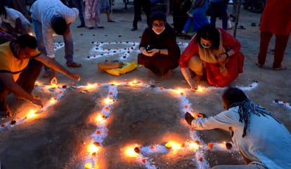 Ram Mandir Bhumi Pujan: Ram turned out to be Prayagraj, burning lamps from house to house