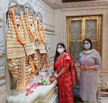 Ram Mandir Bhumi Pujan: Ram turned out to be Prayagraj, burning lamps from house to house