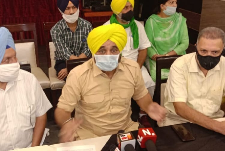 Punjab AAP Chief Bhagwant Mann target on Capt Amarinder singh