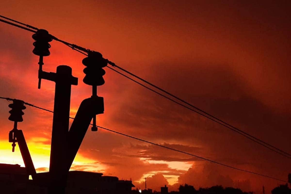 Sunset creats an Amazing view today in western UP, look at these pictures