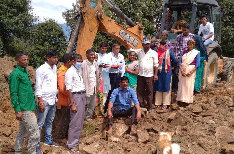 Road Construction in patharkhani