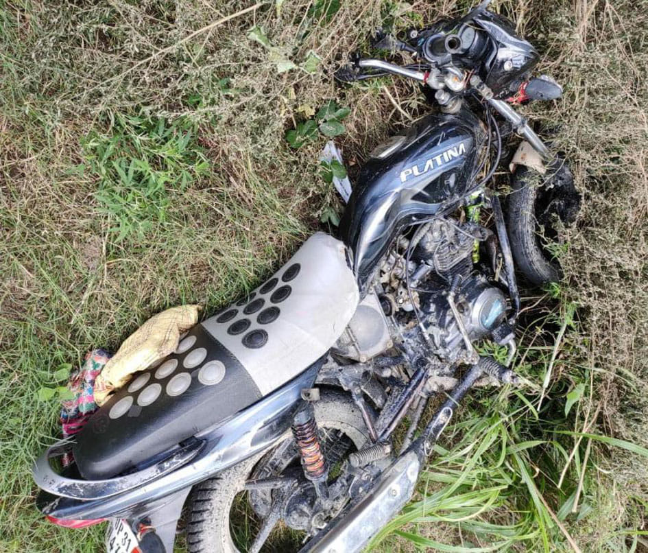 Bike rider dies due to car collision, one injured