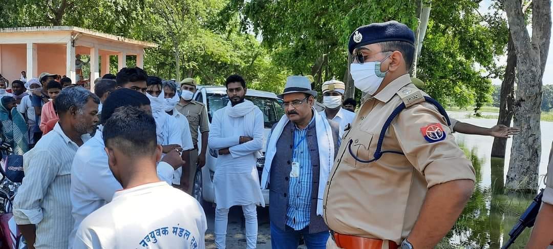 DM SP visited flood affected villages