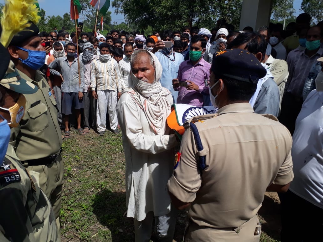 The dead body of BSF jawan reached Saidpur after four days