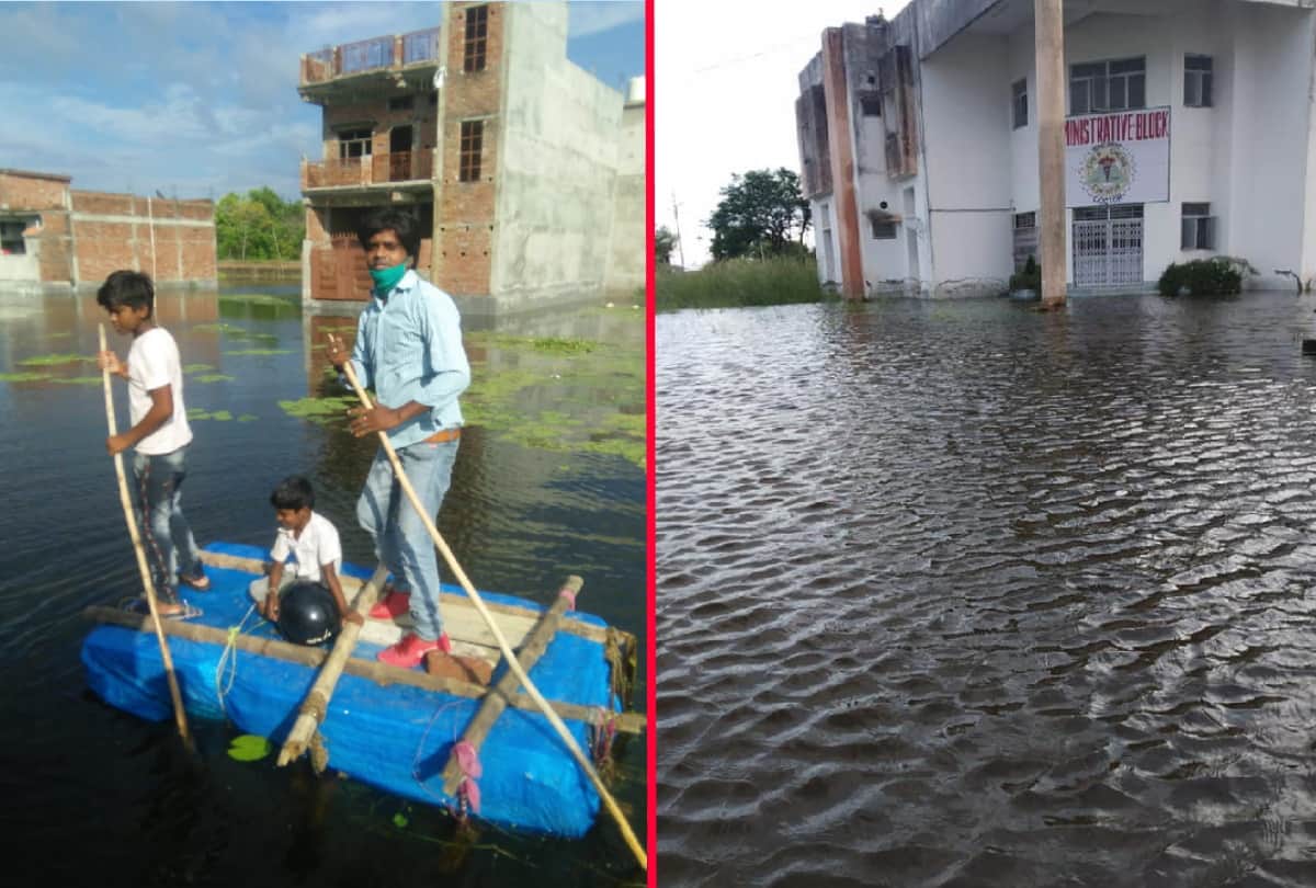 Gorakhpur Flood News: Ghaghra river still flowing above danger mark in Gorakhpur division