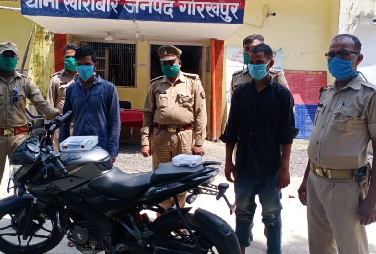 police arrested accused in top ten in gorakhpur