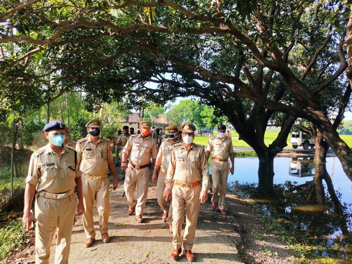 police camp in bhatauli village