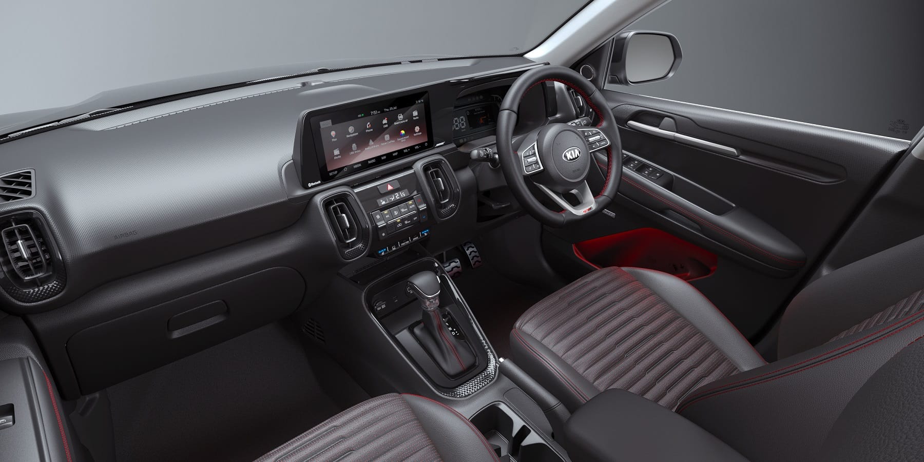 To features of Kia Seltos found in Kia Sonet SUV, biggest rival of Hyundai Venue, Mahindra XUV300, Ford EcoSport, Tata Nexon, Maruti Suzuki Vitara Brezza