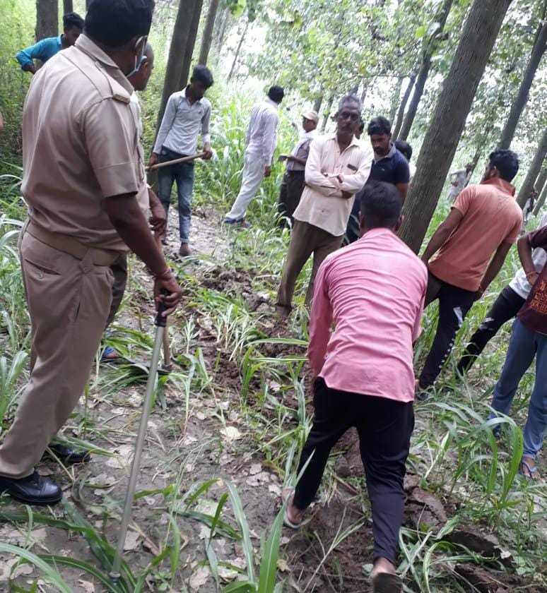 Tehsil administration freed the cremation ground