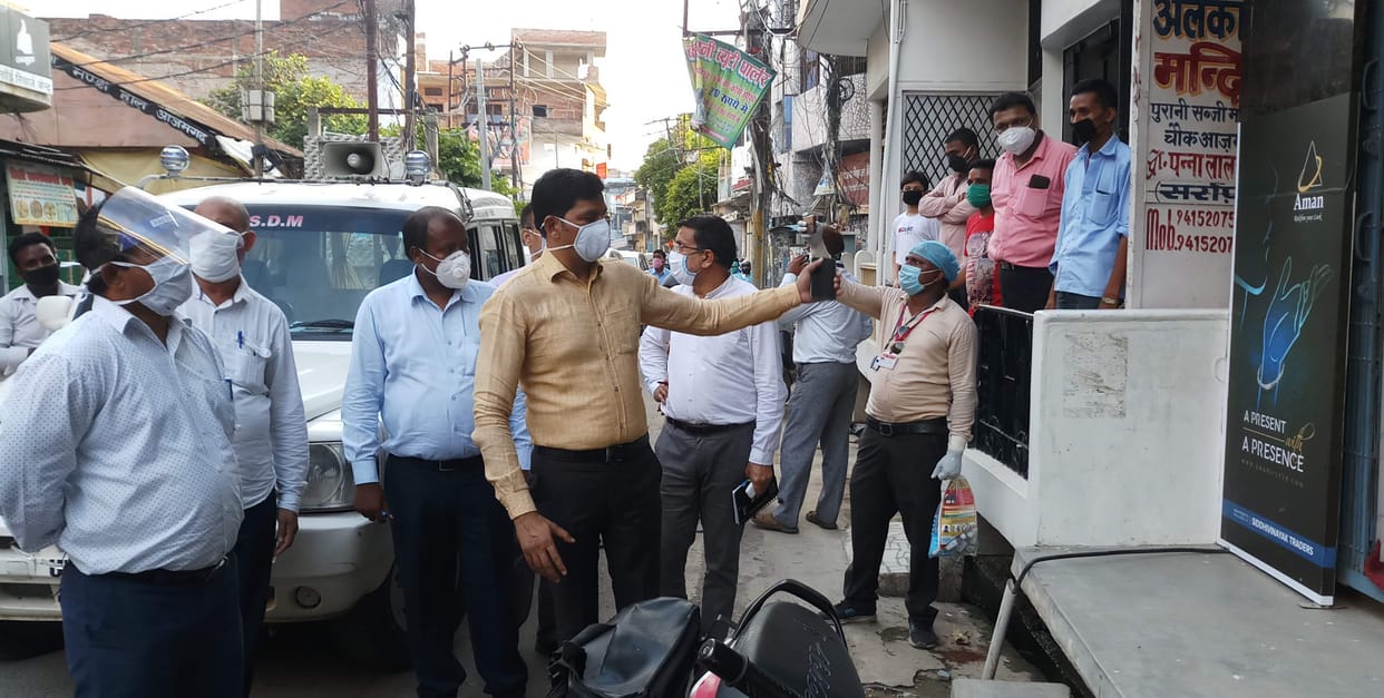 Nodal officer expressed displeasure over the lack of proper sanitation in the city