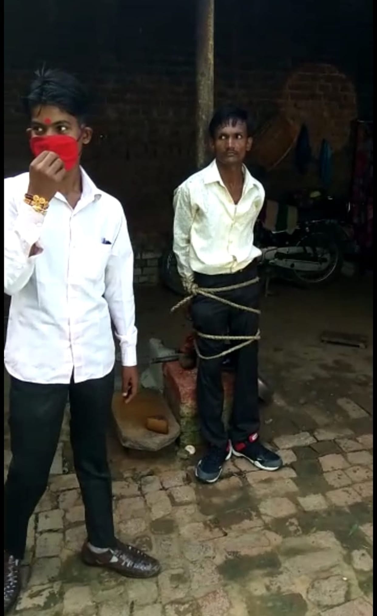 Young man and his brother-in-law beaten and held hostage