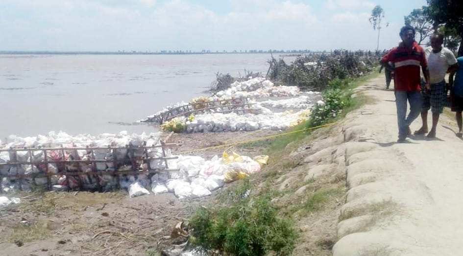 Sharada river is being swallowed by the dust in the forest number seven
