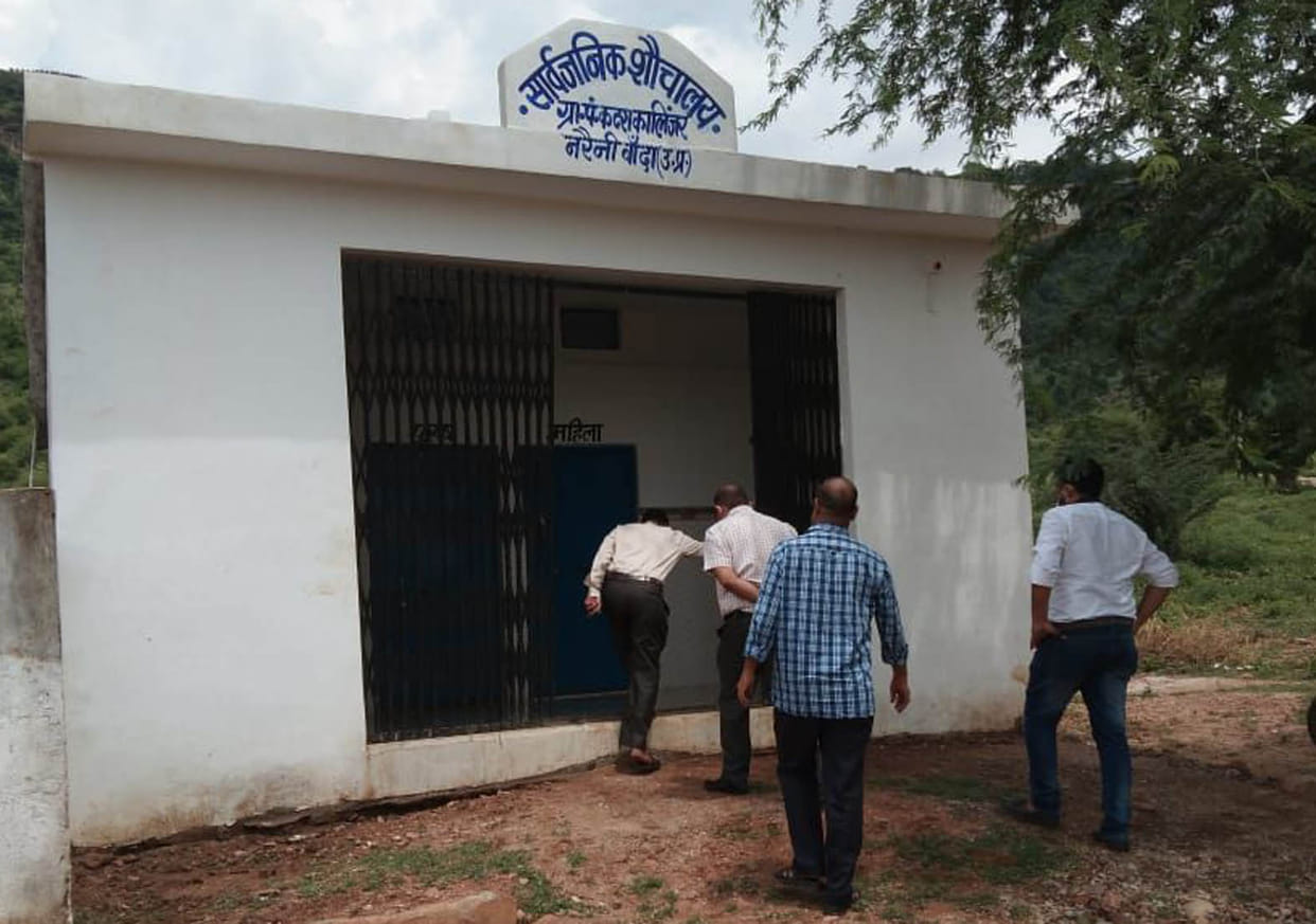 Maintenance of community toilets handed over to women groups
