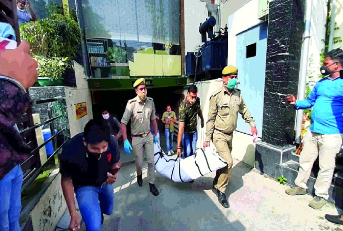 lucknow murder and suicide Rahul called his mother and told I beating Nancy lot