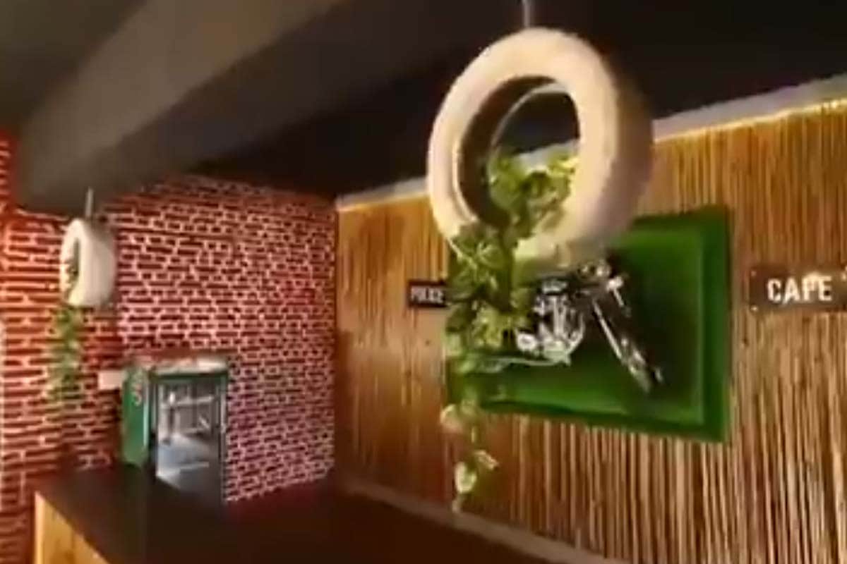 Indias first police café opened in Muzaffarnagar UP, where policemen will be able to keep fit themselvs with nutritious food